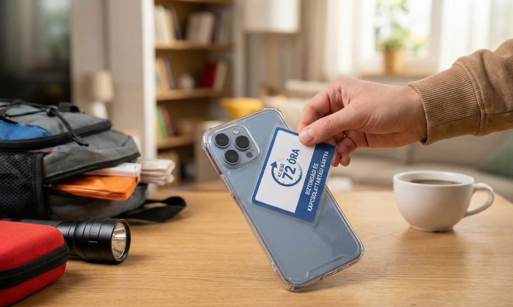 Kapcsolati védőháló kártya